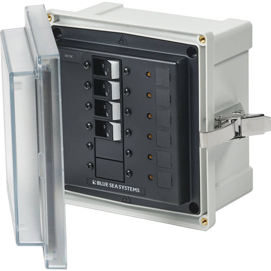 Blue Sea 3134 - SMS Panel Enclosure with 4 Branch (12/24V) - 12/24V DC | SendIt Sailing
