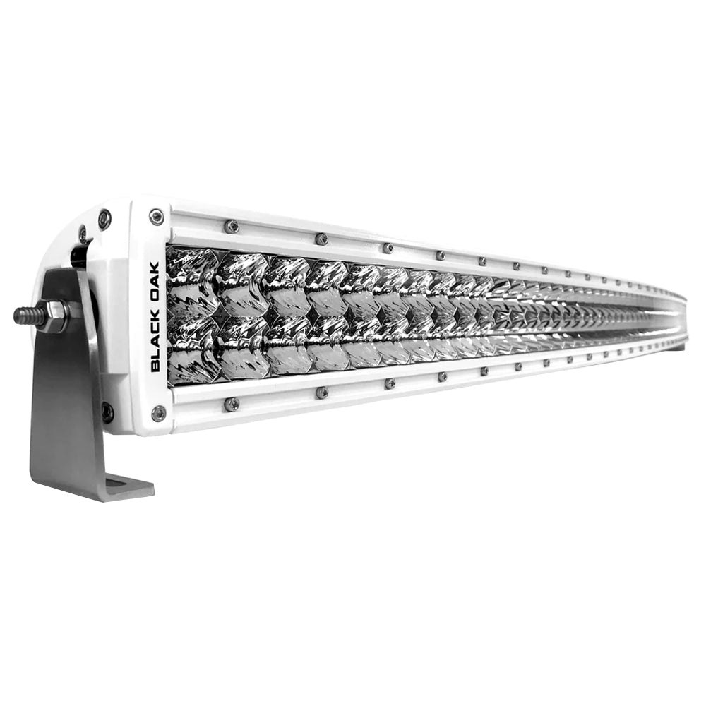 Black Oak Pro Series Curved Double Row Combo 50in Light Bar - White | SendIt Sailing