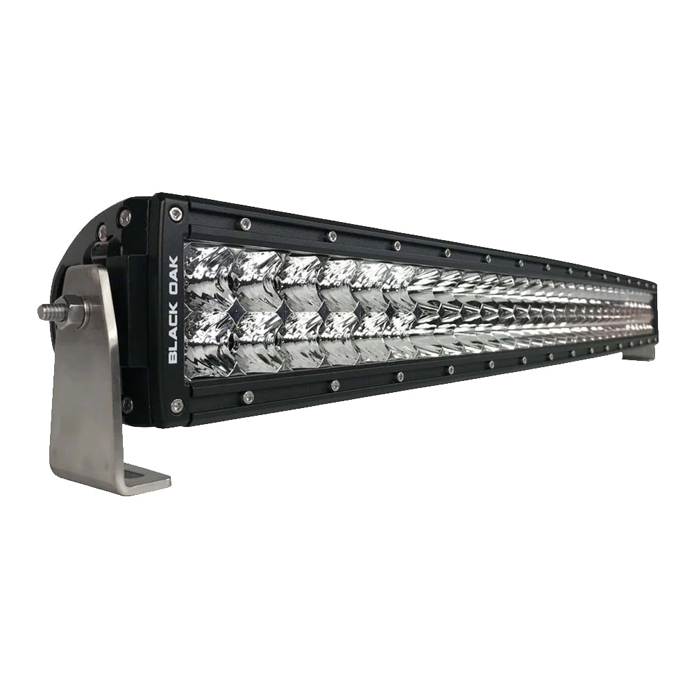 Black Oak Pro Series Curved Double Row Combo 30in Light Bar - Black | SendIt Sailing