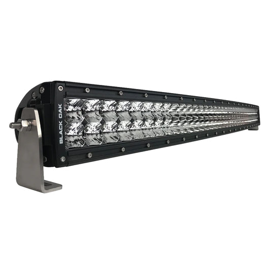 Black Oak Pro Series Curved Double Row Combo 40in Light Bar - Black | SendIt Sailing