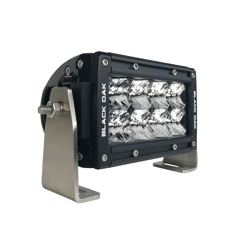 Black Oak Pro Series Double Row Spot 4in Light Bar - Black | SendIt Sailing