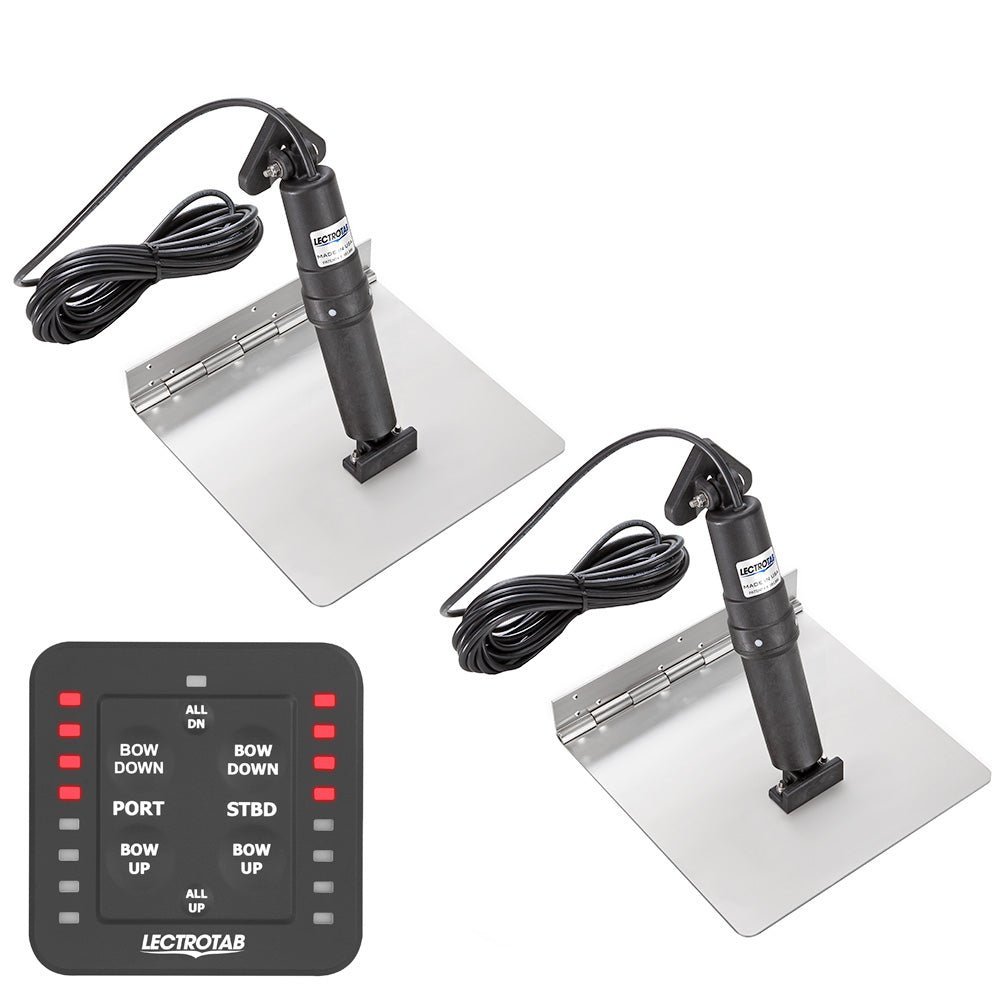 Lectrotab XKA Stainless Steel Trim Tab Kit without ne-Touch Control - 9 x 18 | SendIt Sailing