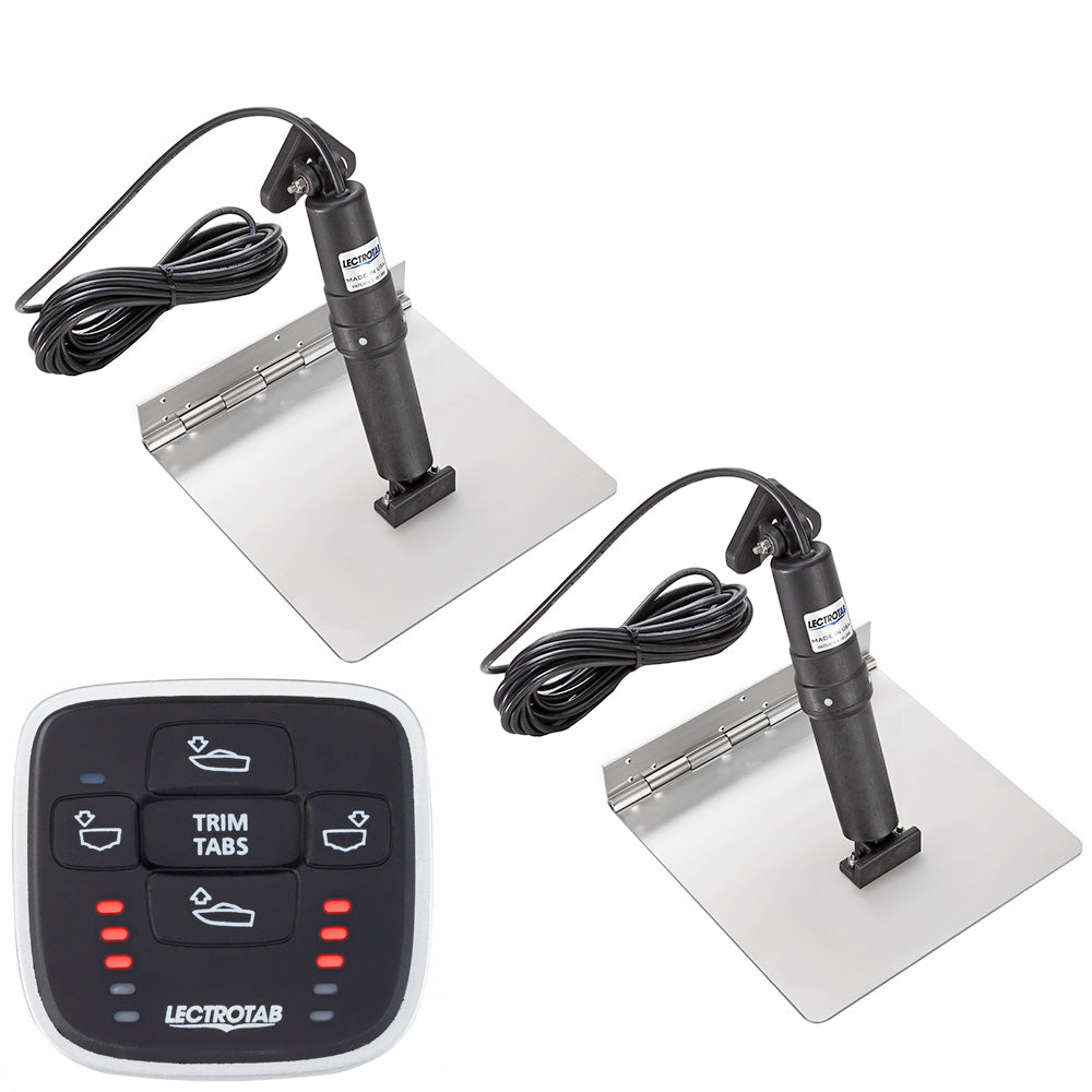 Lectrotab XKA Stainless Steel Trim Tab Kit with MLC-1 Control - 9 x 18 | SendIt Sailing