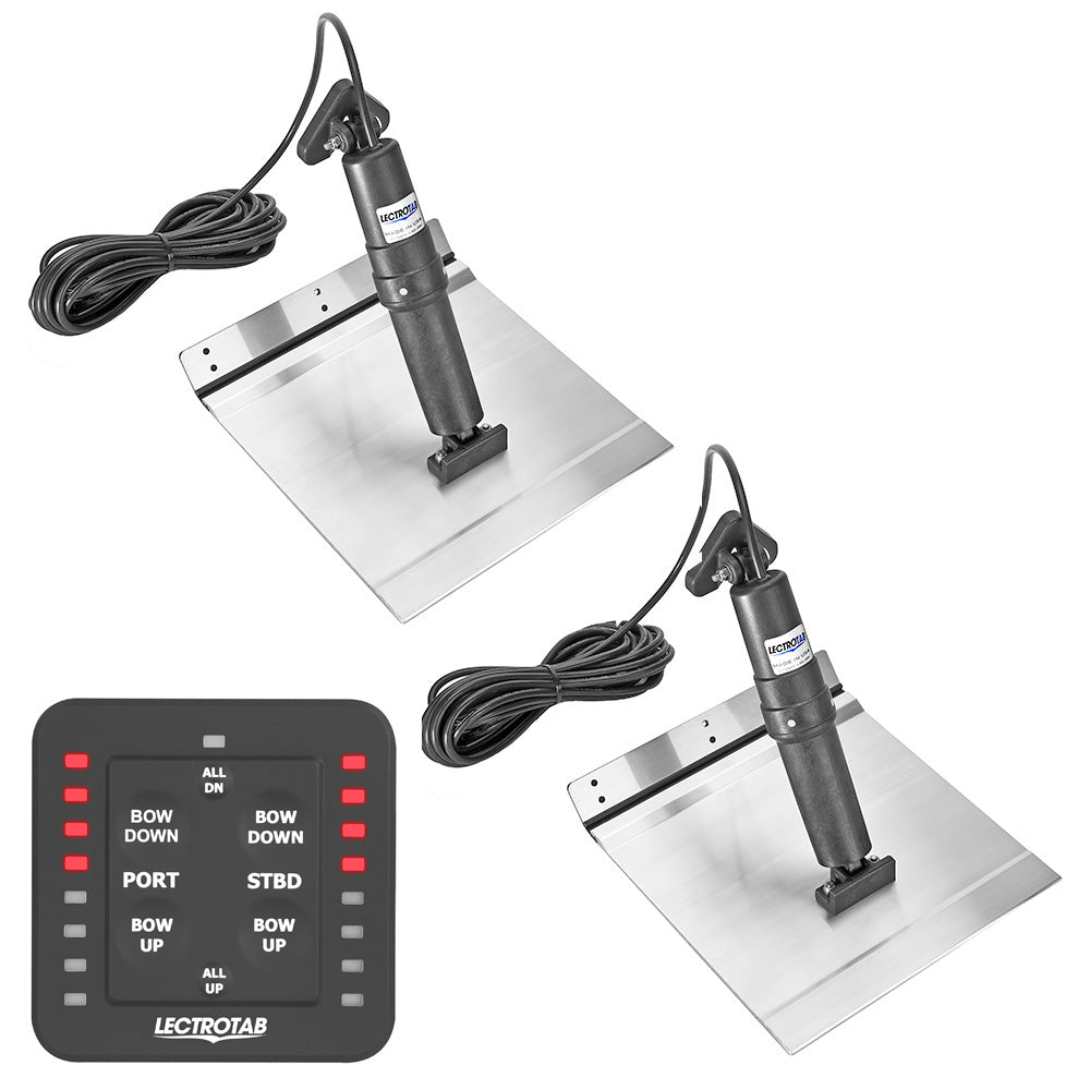Lectrotab XKA Aluminum Alloy Trim Tab Kit without ne-Touch Control - 9 x 9 | SendIt Sailing