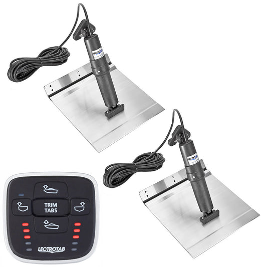 Lectrotab XKA Aluminum Alloy Trim Tab Kit with MLC-1 Control - 9 x 24 | SendIt Sailing