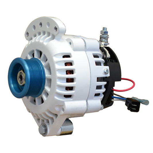 Balmar Alternator 100 AMP 12V 1-2in Single Foot Spindle Mount J10 Pulley with Isolated Ground | SendIt Sailing