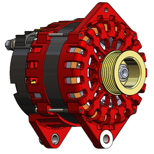Balmar Alternator 250 AMP 12V 3.15in Dual Foot Saddle K6 Pulley | SendIt Sailing
