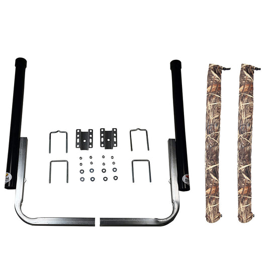 C.E. Smith Black 40in Post Guide-On with Camo Wet Lands Post Guide-On Pads | SendIt Sailing