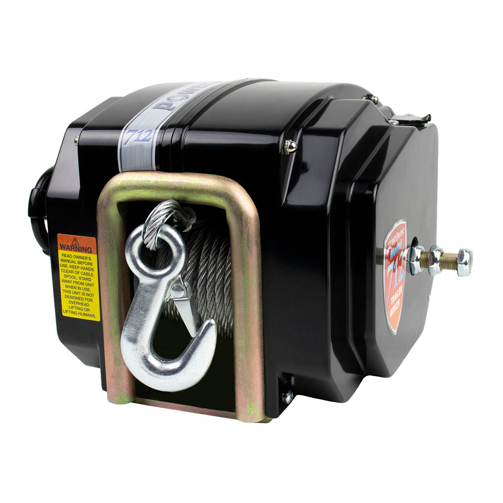 Powerwinch 712A Trailer Winch with 20ft Strap | SendIt Sailing