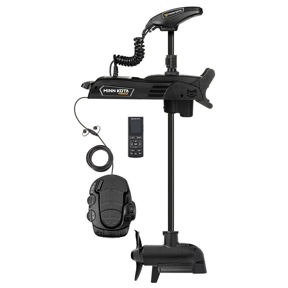 Minn Kota Terrova QUEST 90/115 Trolling Motor with Wireless Remote - MEGA Down/Side Imaging - 24/36V - 90/115LBS - 45in | SendIt Sailing