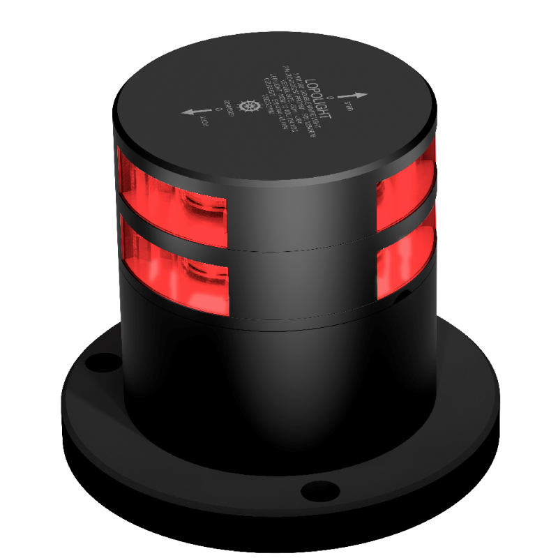 Lopolight 2nm 180 Degree Red Double Black Ice-Class | SendIt Sailing