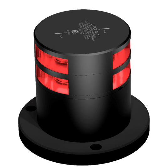 Lopolight 2nm 180 Degree Red Double Black Ice-Class | SendIt Sailing