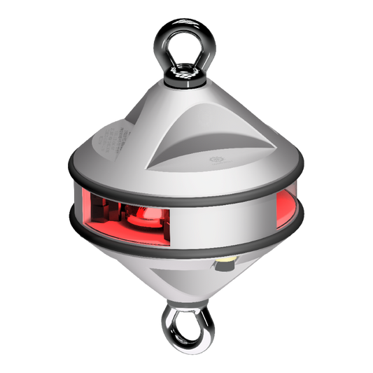 Lopolight 3nm 360 Degree Red Hoist Silver | SendIt Sailing
