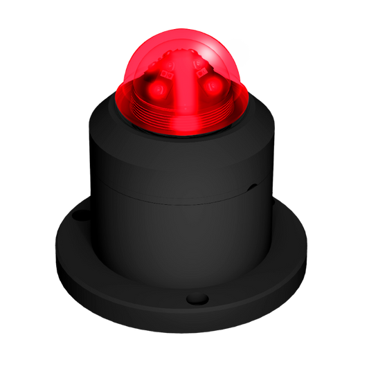 Lopolight Obstruction Light Red Hemispherical Single | SendIt Sailing