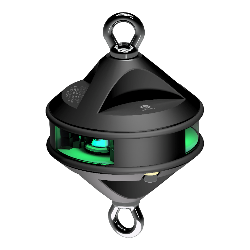 Lopolight 3nm 360 Degree Green Hoist Black H1 | SendIt Sailing