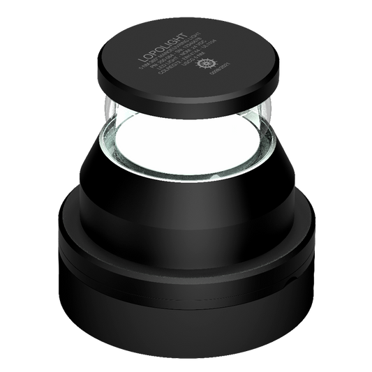 Lopolight 5nm 360 Degree White Maneouvering Black Horizontal Mount | SendIt Sailing
