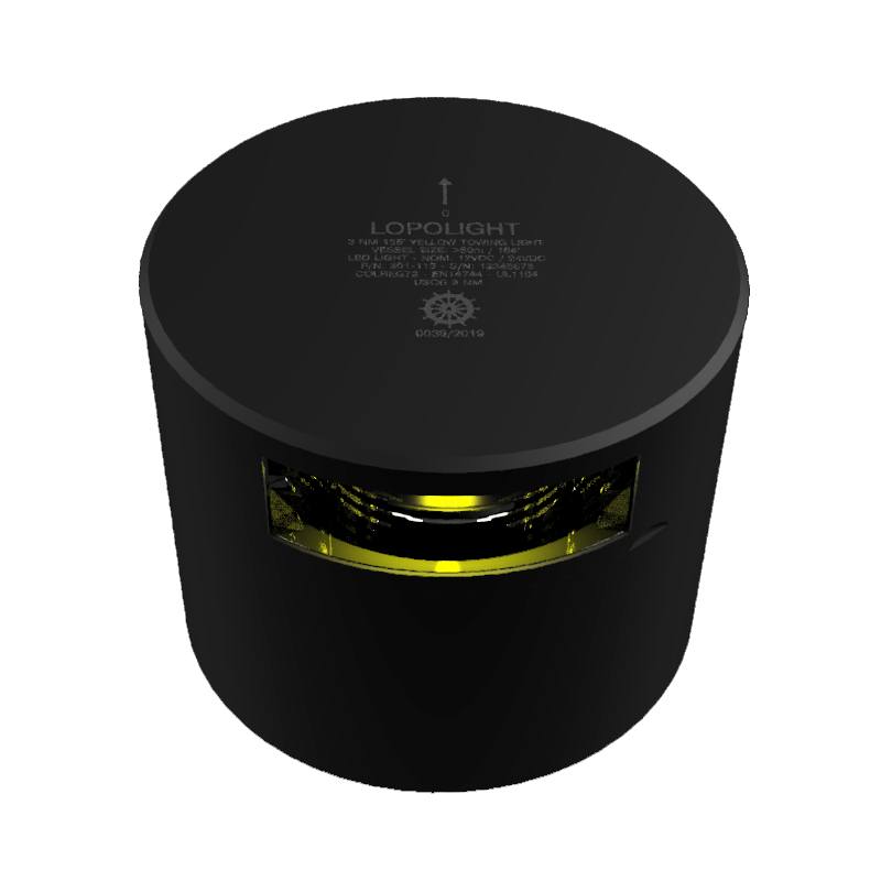 Lopolight 3nm Amber Towing Black | SendIt Sailing