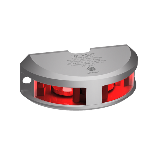 Lopolight 3nm 180 Degree Red Silver | SendIt Sailing