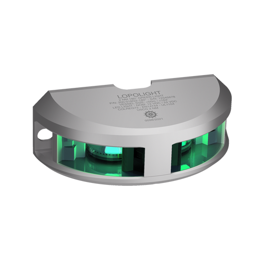 Lopolight 3nm 180 Degree Green Silver | SendIt Sailing