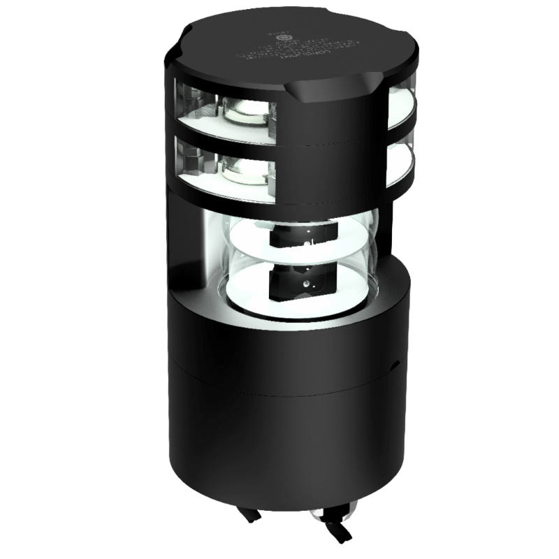 Lopolight 6nm Double Masthead+3nm Double 360 DegreeWhite Black | SendIt Sailing