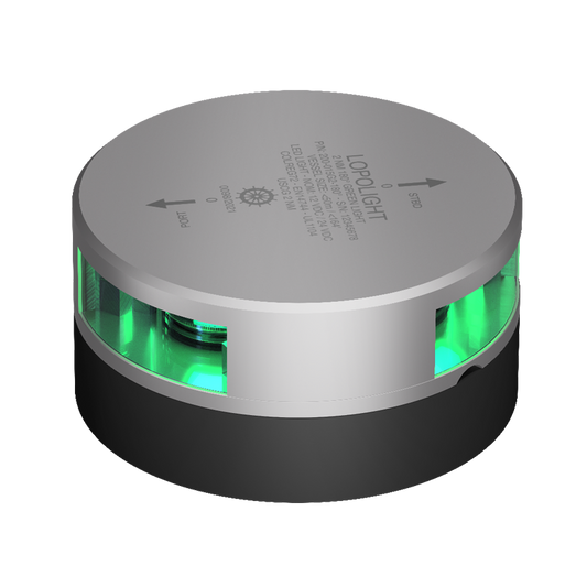 Lopolight 2nm 180 Degree Green Horizontal Mount 0.7m | SendIt Sailing