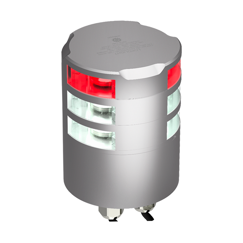 Lopolight 3nm 360 Degree Red+Double 360 DegreeWhite Silver | SendIt Sailing