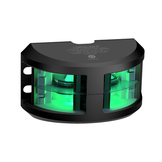 Lopolight 3nm 180 Degree Green Double Black 20m Cable | SendIt Sailing