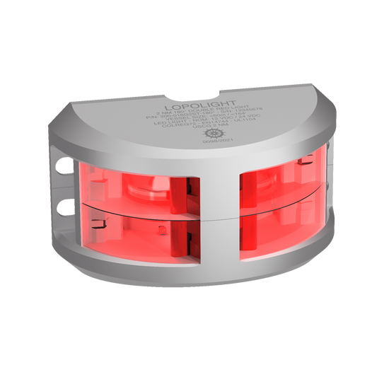 Lopolight 2nm 180 Degree Red Double Silver 20m Cable | SendIt Sailing