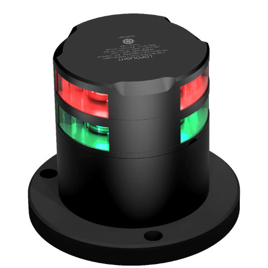 Lopolight 3nm 360 Degree Red + 360 Degree Green Ice-Class Black | SendIt Sailing
