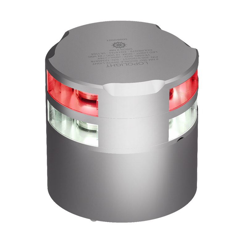 Lopolight 3nm 360 Degree White+3nm 360 Degree Red Silver | SendIt Sailing