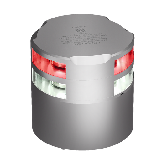 Lopolight 3nm 360 Degree White+3nm 360 Degree Red Silver | SendIt Sailing