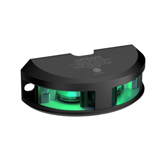 Lopolight 2nm 180 Degree Green Black 6m Cable | SendIt Sailing