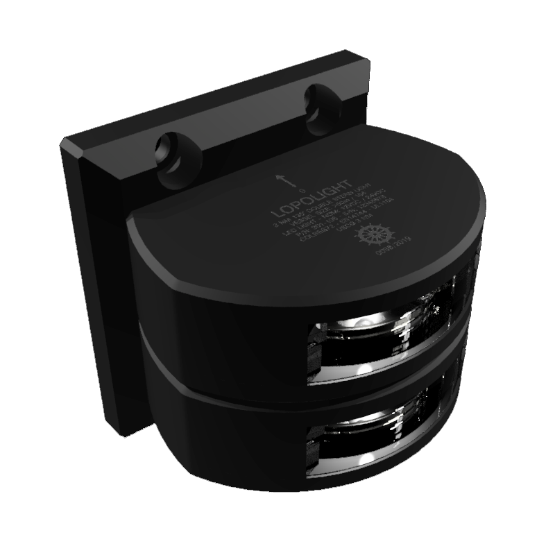 Lopolight 3nm Double Stern Light Black | SendIt Sailing