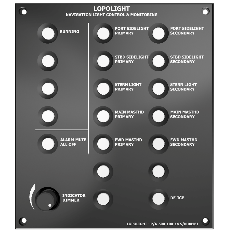 Lopolight Control Panel For C&M System 14 Button | SendIt Sailing