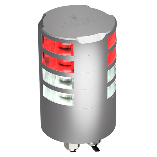 Lopolight 2nm 360 Degree Red + 2nm 360 Degree White Silver ST | SendIt Sailing