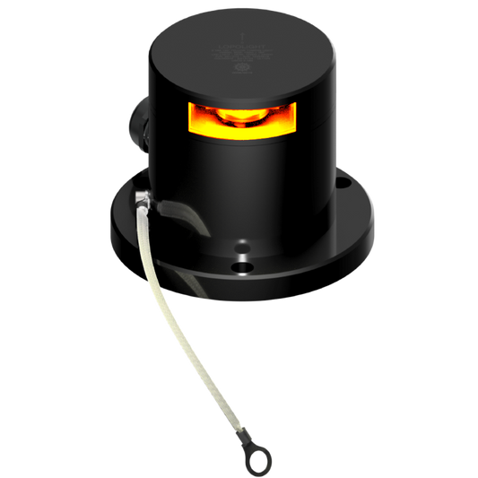 Lopolight 3nm Yellow Towing Light Single Black Ice-Class | SendIt Sailing