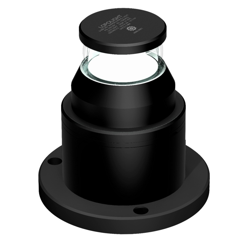 Lopolight 5nm 360 Degree White Man Black Horizontal Pro Mount Ice Gullsp | SendIt Sailing