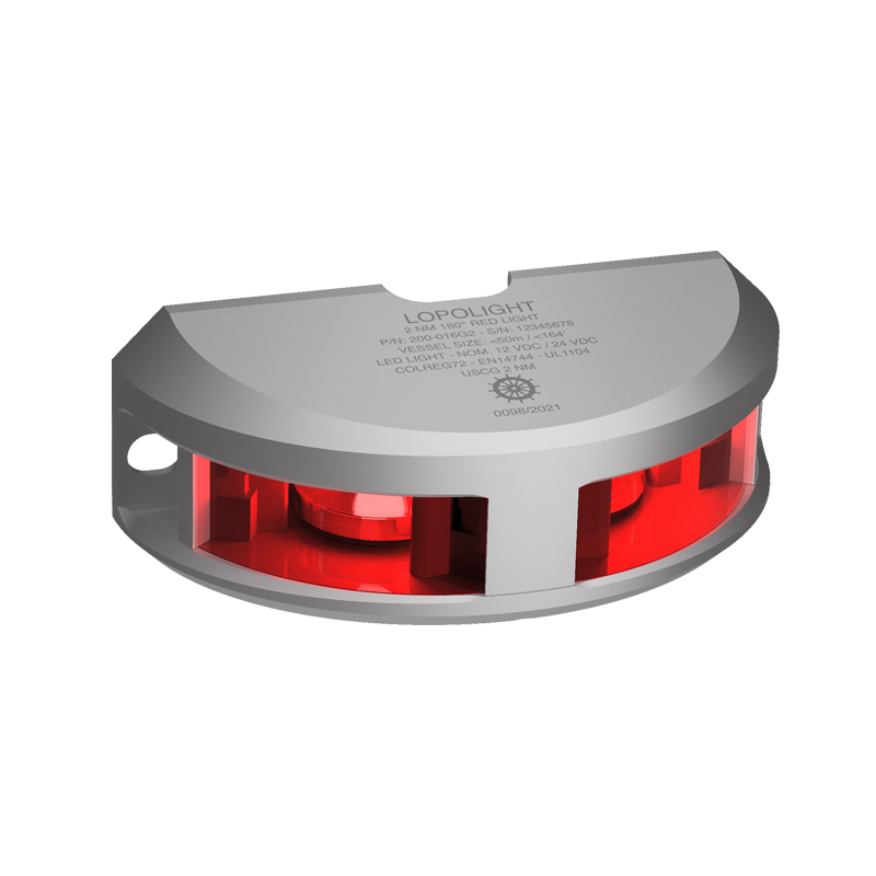 Lopolight 2nm 180 Degree Red Silver | SendIt Sailing