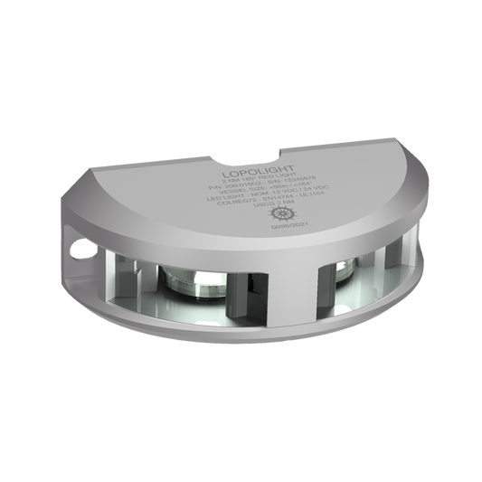 Lopolight 3nm 180 Degree White Silver 20m Cable | SendIt Sailing