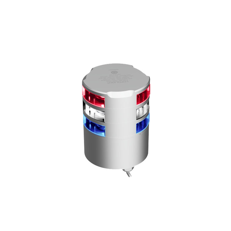 Lopolight 2nm 360 Degree Red + White + Blue Strobe | SendIt Sailing