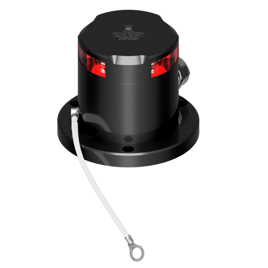 Lopolight 2nm 360 Degree Red Horizontal Mount Dimmable Black | SendIt Sailing