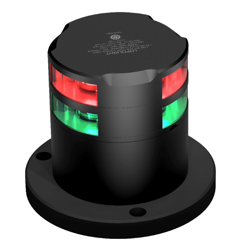 Lopolight 3nm 360 Degree Red+360 Degree Green Black | SendIt Sailing