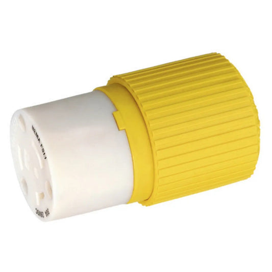 Hubbell HBL328DCC 30A 28V DC Locking Connector Female | SendIt Sailing
