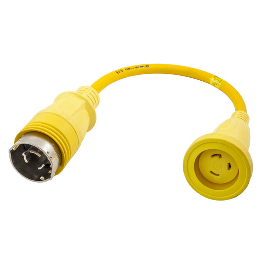 Hubbell HBL61CM55 Adapter 30A Female To 50A 125V Male | SendIt Sailing