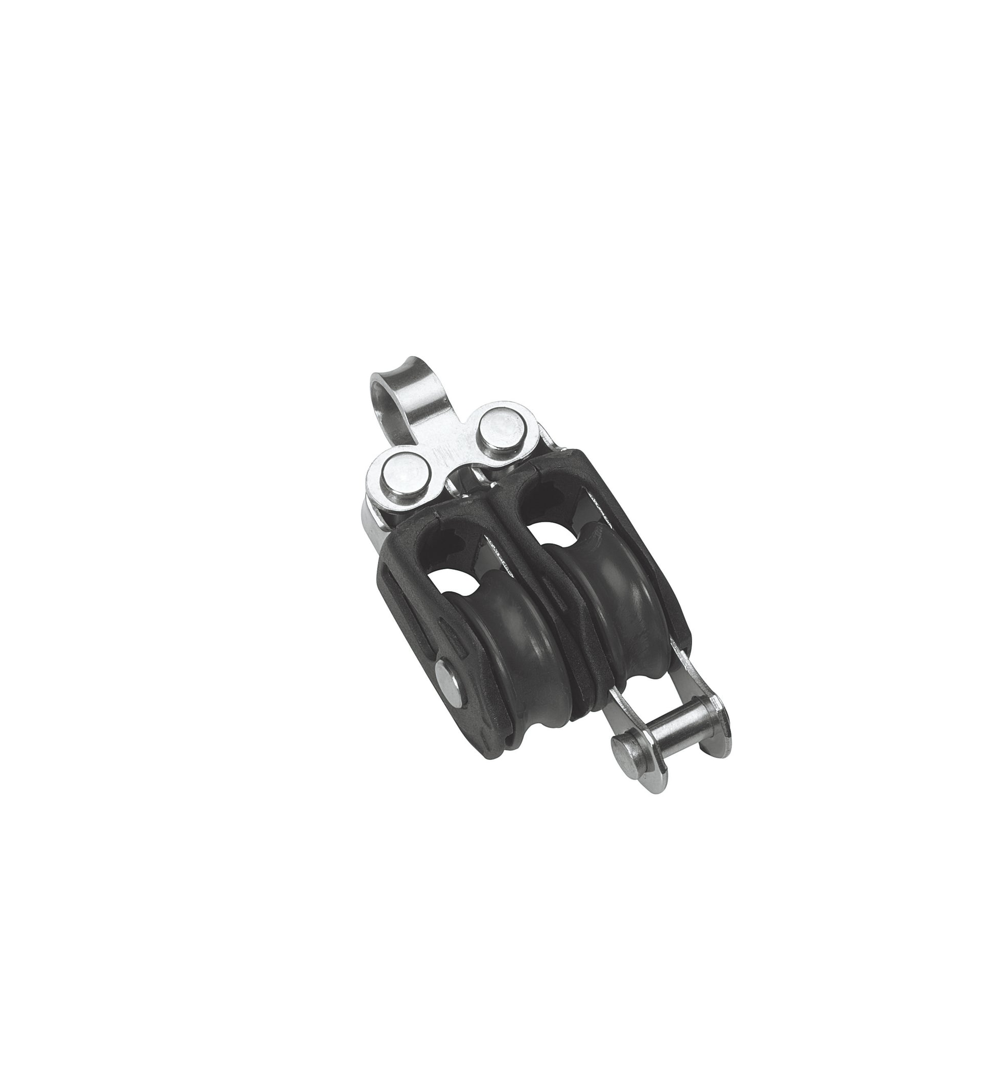 Barton Marine Size 0 20mm Plain Bearing Pulley Block Double Fixed Eye & Becket | SendIt Sailing