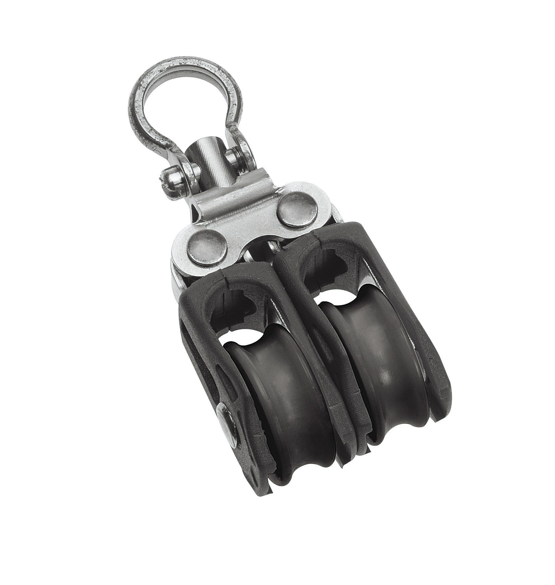 Barton Marine Size 0 20mm Plain Bearing Pulley Block Double Swivel | SendIt Sailing