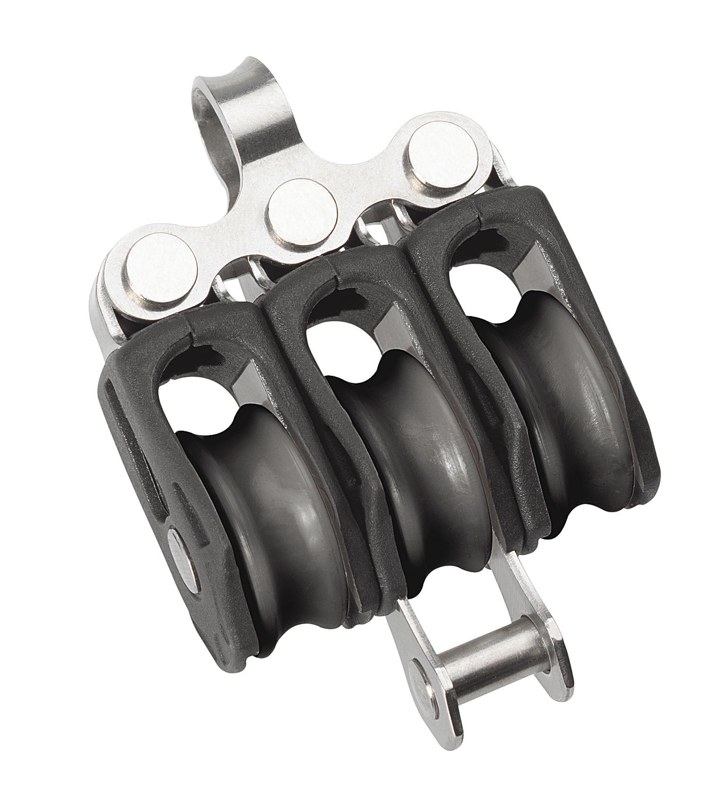 Barton Marine Size 0 20mm Plain Bearing Pulley Block Triple Fixed Eye & Becket | SendIt Sailing