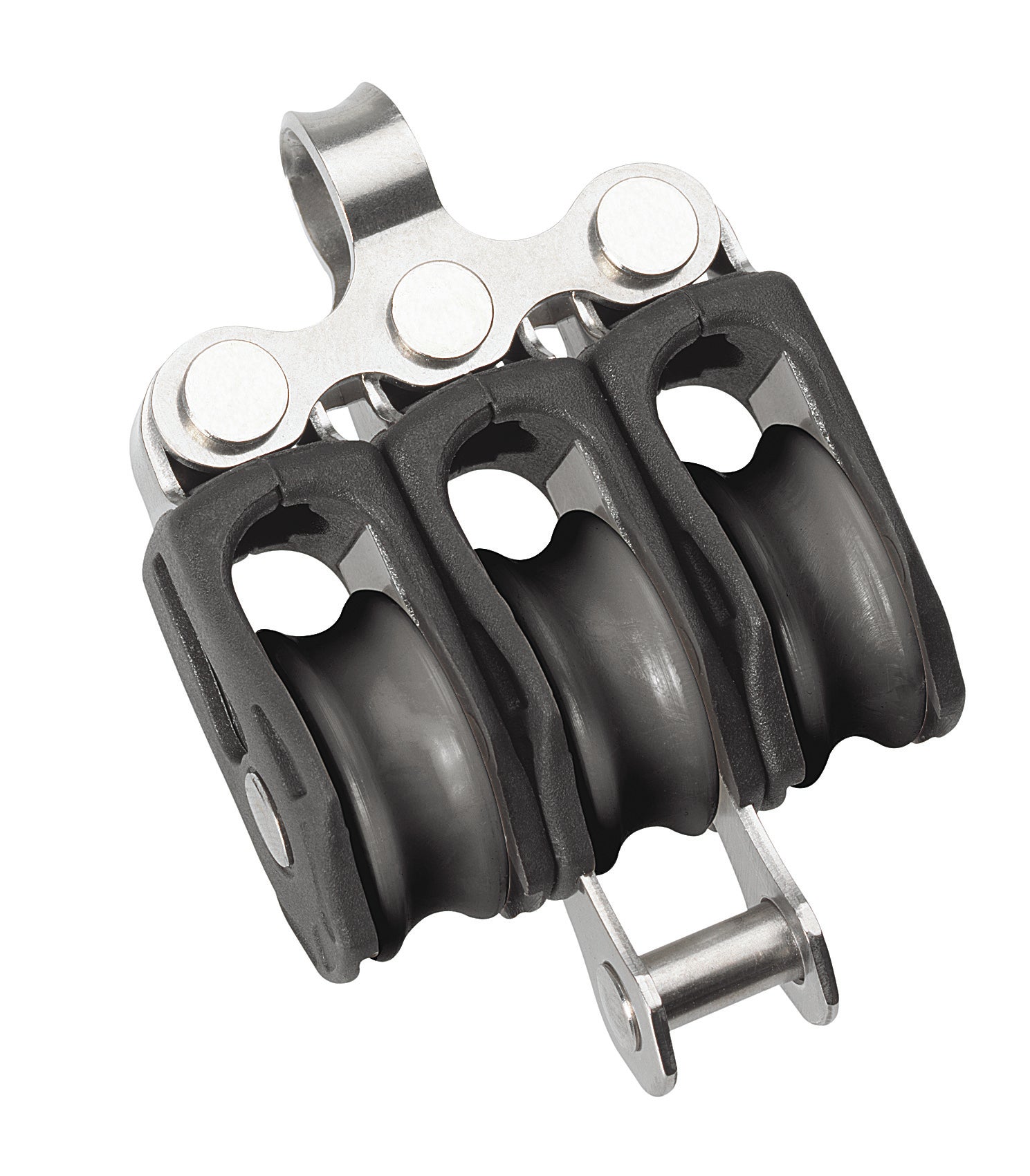 Barton Marine Size 0 20mm Plain Bearing Pulley Block Triple Fixed Eye & Becket | SendIt Sailing