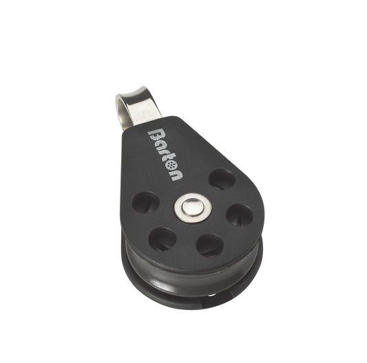 Barton Marine Size 2 35mm Ball Bearing Pulley Block Single Fixed Eye | SendIt Sailing