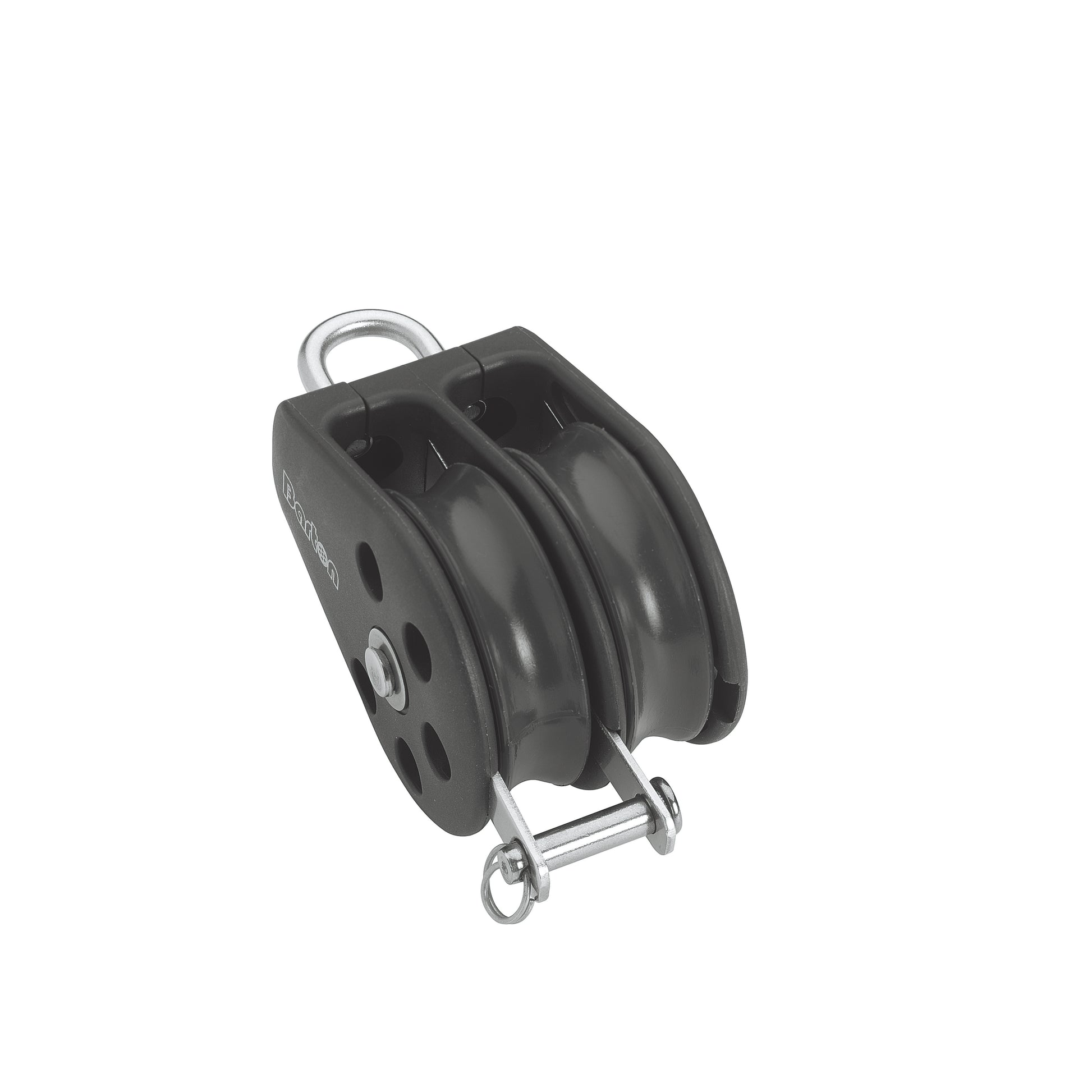 Barton Marine Size 2 35mm Ball Bearing Pulley Block Double Fixed Eye & Becket | SendIt Sailing